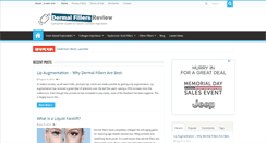 Desktop Screenshot of dermalfillersreview.com